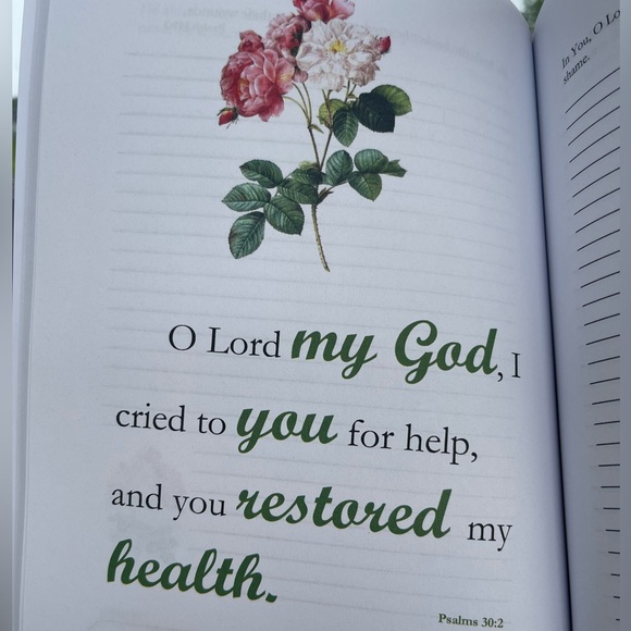 Psalms of Praise Prayer Journal Daily Writing Notebook - Picture 8 of 12